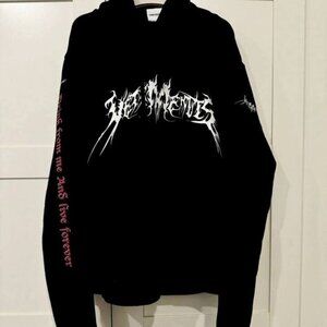 vetements cropped hoodie